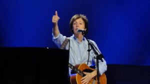 Paul McCartney on stage in Cologne