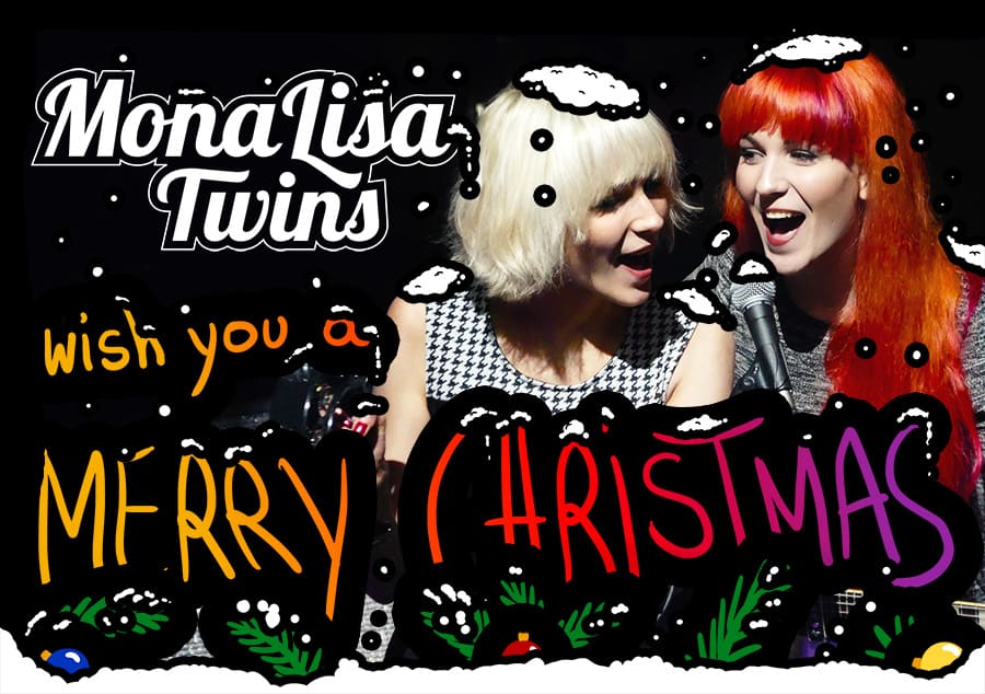 MonaLisa Twins Christmas Card 2015