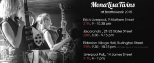 MonaLisa Twins at International Beatle Week 2015 - Show Dates