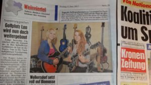 MonaLisa Twins in the Kronen Zeitung