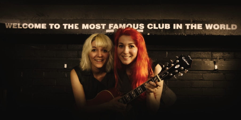 MonaLisa Twins backstage at the most famous club in the world