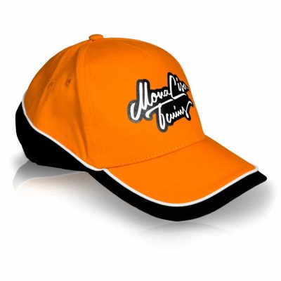 MonaLisa Twins Orange Baseball Cap Hat side Right
