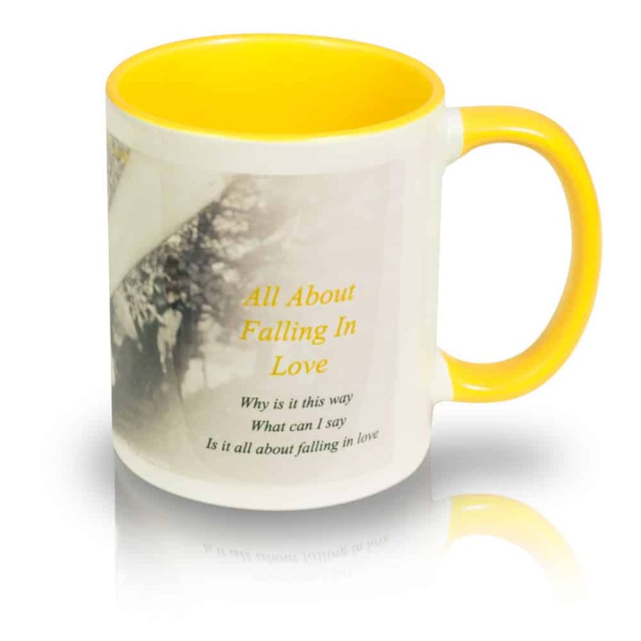 Coffee Mug "All About Falling In Love" Right View