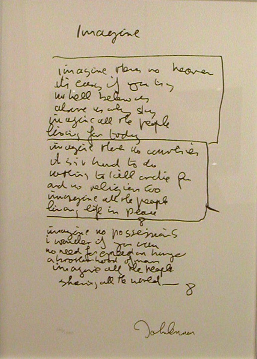 The Art of John Lennon - Hand Written Lyric Editions