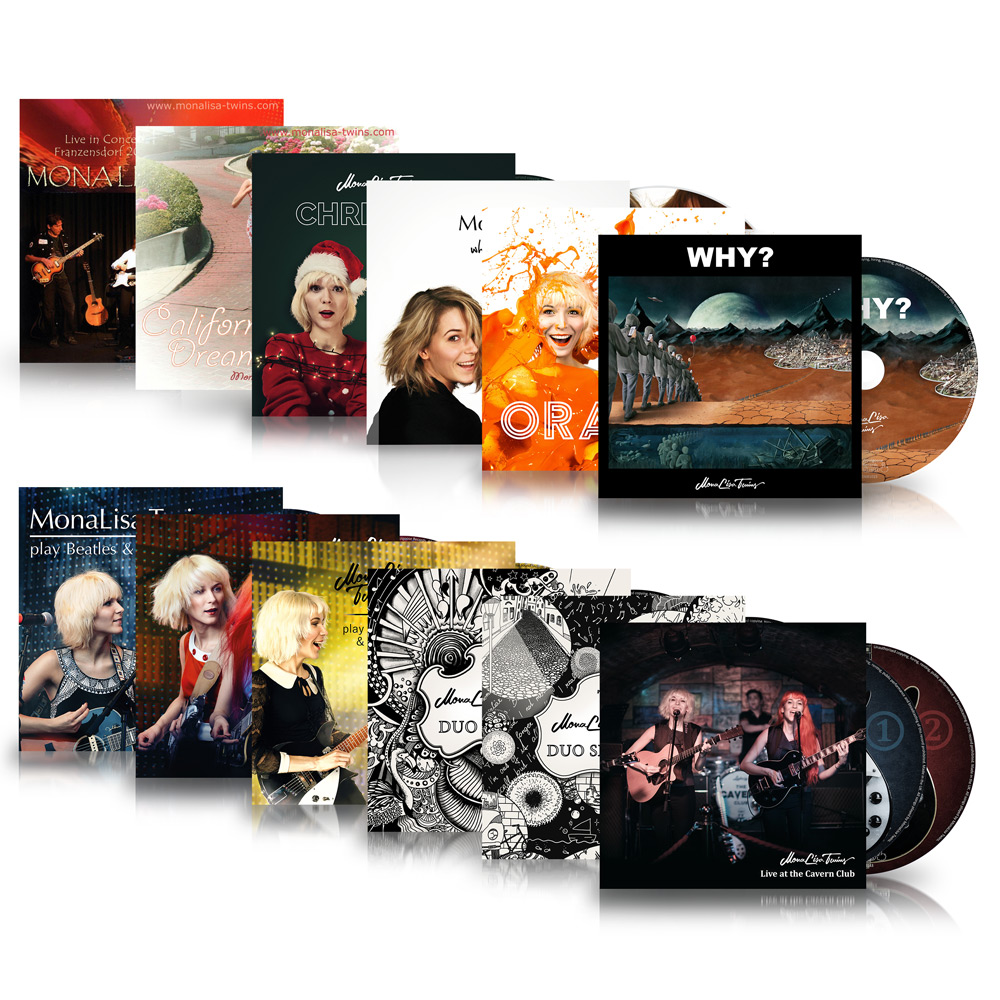 WHY? + ORANGE' – Vinyl Bundle (Classic Black) – MonaLisa Twins