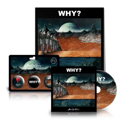 'WHY? - Album CD & Button Set & Cover Art Print' Bundle