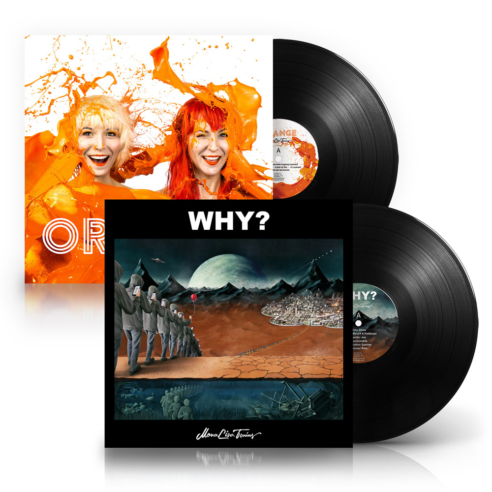 WHY? + ORANGE' – Vinyl Bundle (Classic Black) – MonaLisa Twins