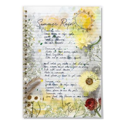 "Summer Rain" - 'Signed Studio Scribbles' Art Print - Limited Edition