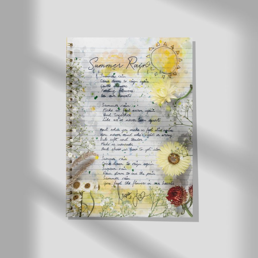 "Summer Rain" - 'Signed Studio Scribbles' Art Print - Limited Edition - Image 2
