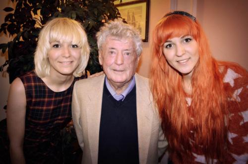 With Allan Williams