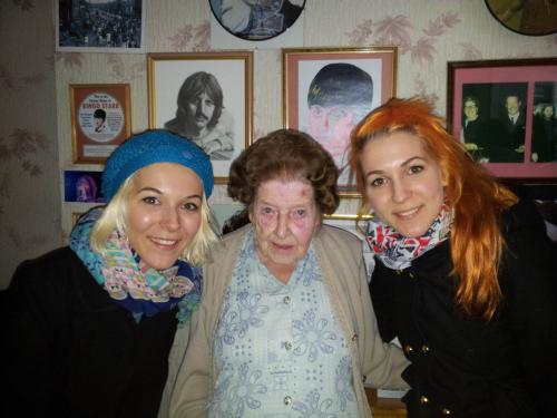 With Margaret Grose