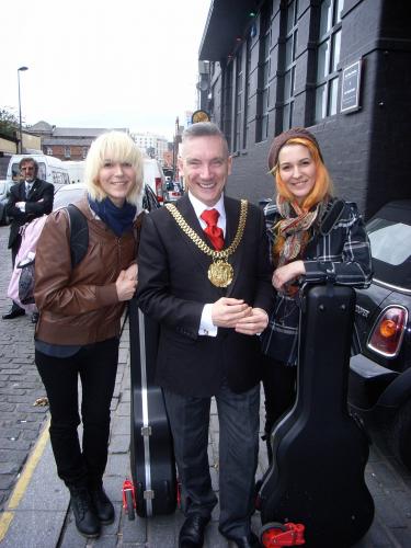 With Gary Millar (Mayor of Liverpool at the time)