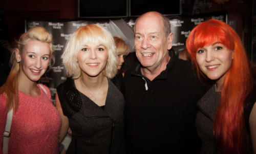 With Mike Quinn (radio presenter) and his daughter. © Paul Jackson