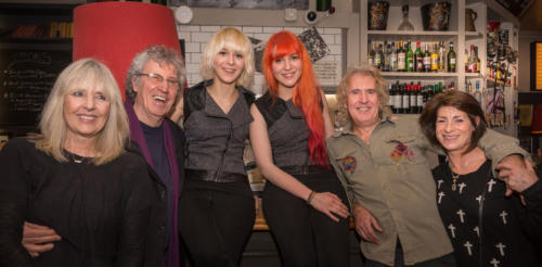 With Barbara & John (composer) Cameron, Steve Grant (The Sweet, The Animals) and Deena Payne (TV actress).