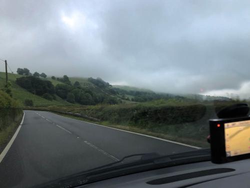 Driving to the campsite