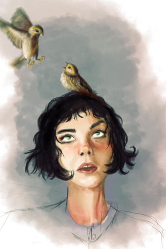 "Bad Hair Day" by Lisa, Digital, 2018