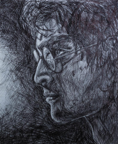 "Hairy Potter" by Mona, Ballpen, 2011 (age 16)